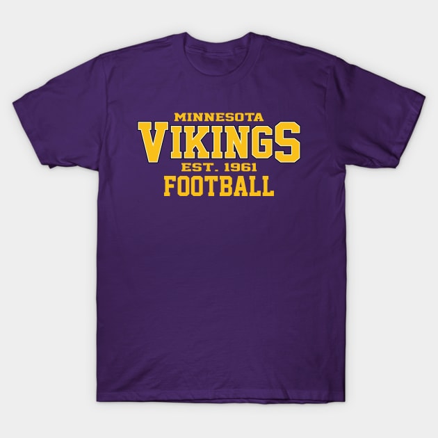 Vintage MST Vikings Football T-Shirt by Cemploex_Art